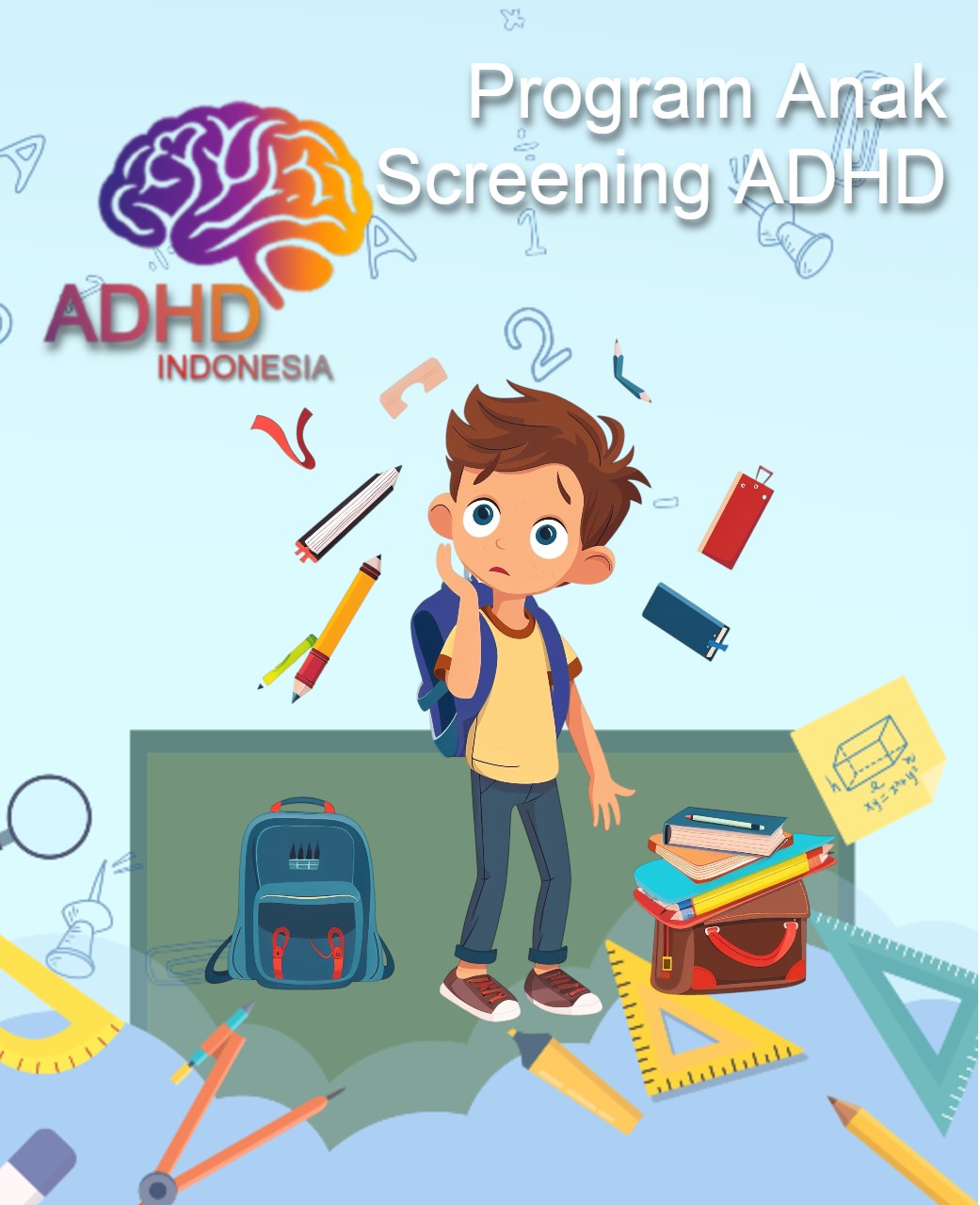 Program ADHD Indonesia Kabupaten Lampung Tengah Screening ADHD Non-Diagnostik